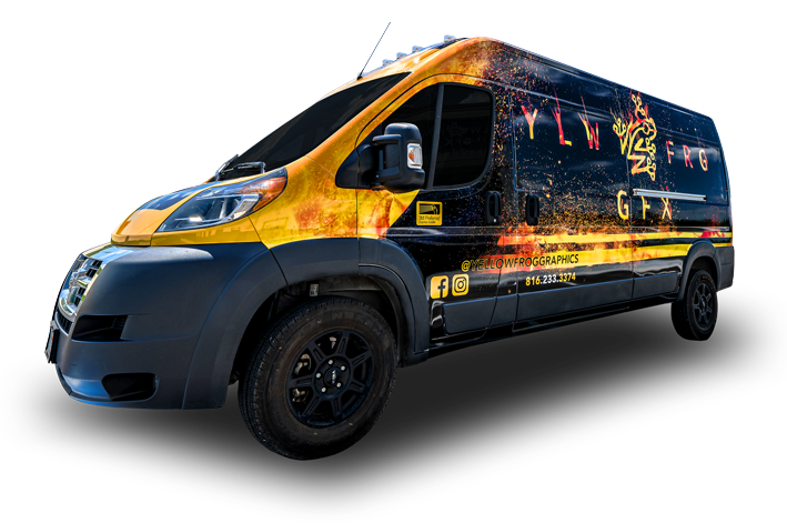 Yellow Frog Graphics Van Wrap